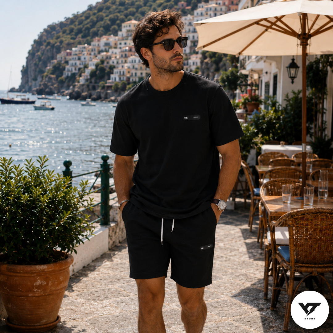 أنـسـومـبل صيـف رجالي⛱️🏝️🍹 تـريـكو + شــورط